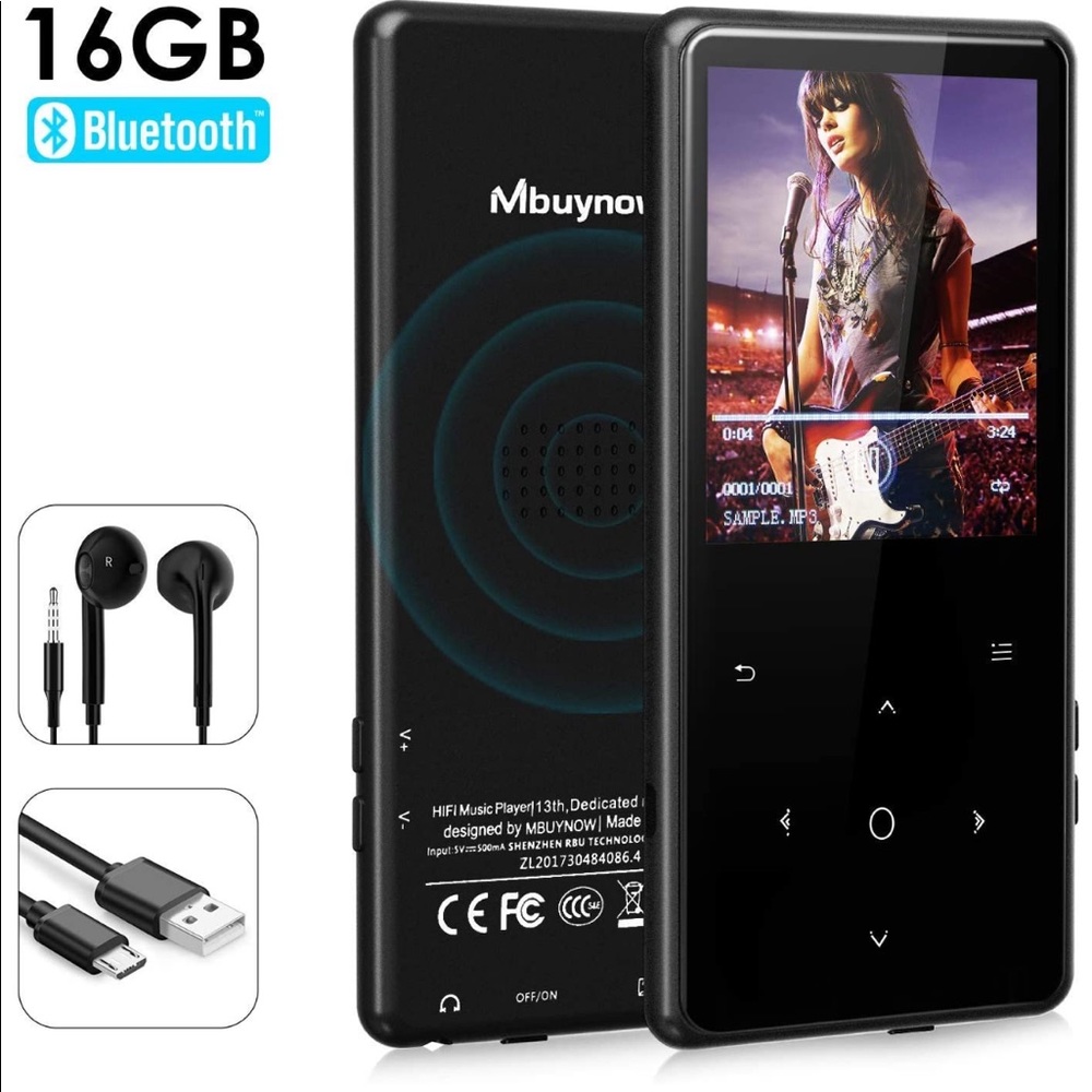 MP3 Player with Bluetooth 16GB
